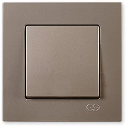 

PnpnElectrıc Gns Eqona Metallic Beige Switch 10A 220V AC 1 Gang Switch