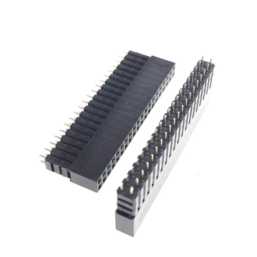 gpio elevated soquete tira cabecalho femea atraves do 04