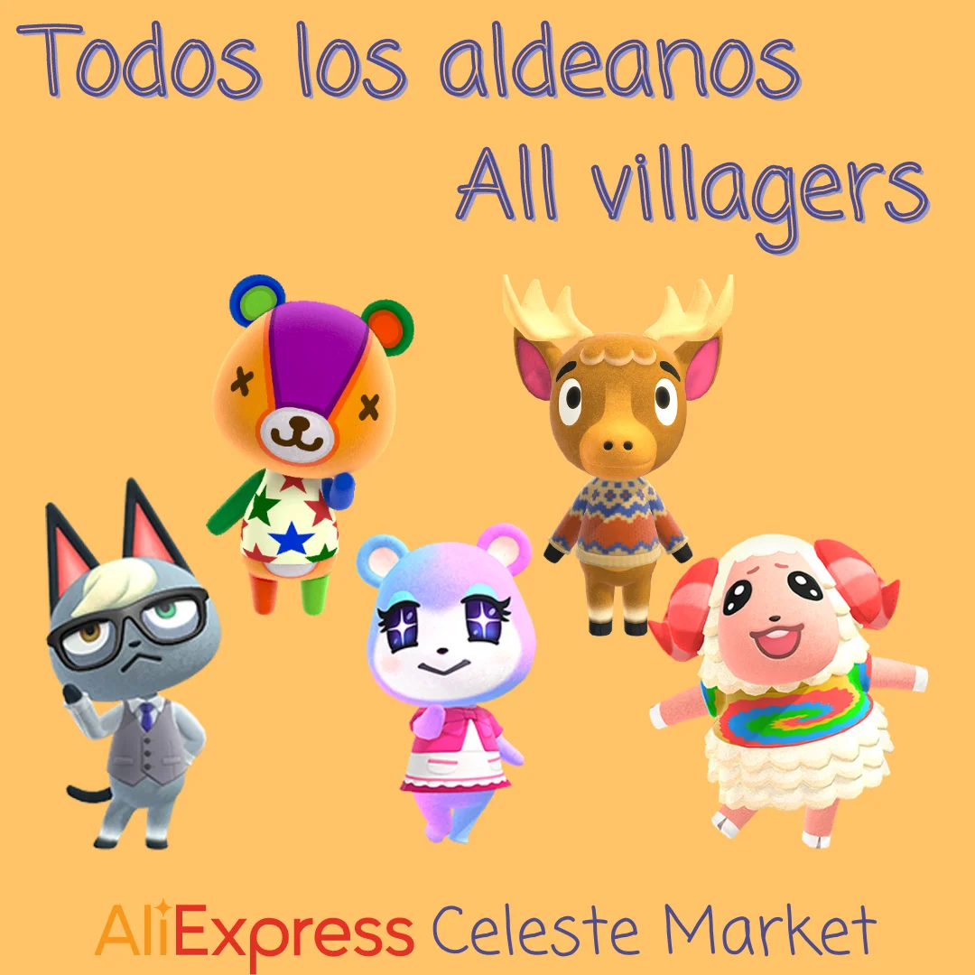 All villagers - Todos los aldeanos - Animal Crossing New Horizons