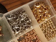 30 unids/lote de acero inoxidable chapado en oro broche de langosta garra cierres para collar de pulsera cadena de fabricación de la joyería Diy resultados suministros