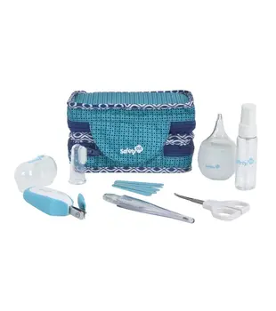 

A set of accessories Safety 1st for baby care in a case (9 items)