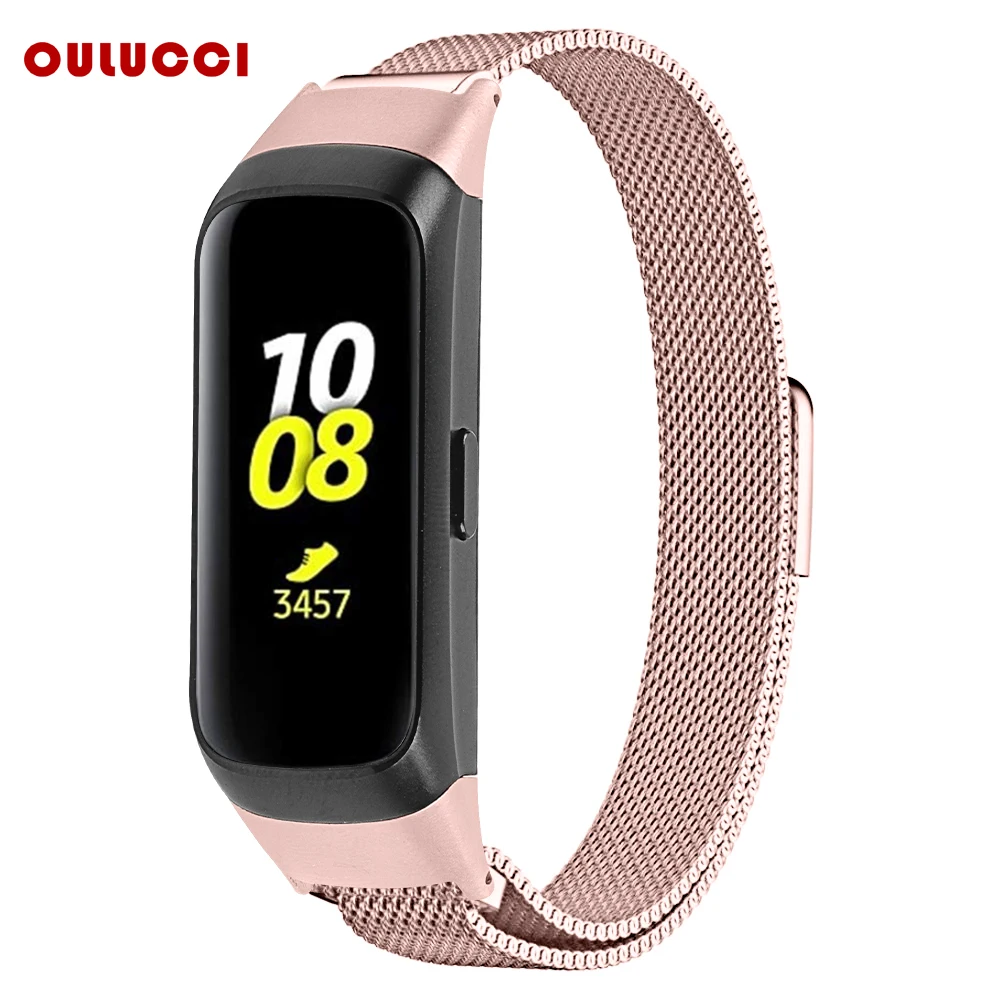 OULUCCI сетка петля ремешок подходит для SM R370 samsung galaxy часов металлический браслет |