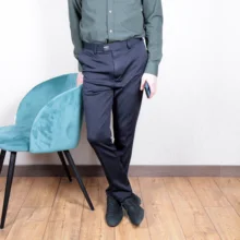 Pantalones elásticos ajustados para hombre, ropa de negocios de Color sólido clásico, alta calidad, traje Formal, novedad, 2021