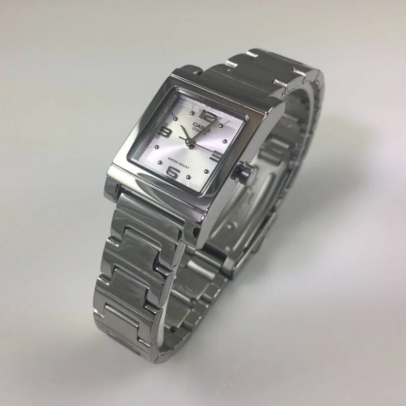 Женские Оригинальные часы Casio общего назначения стальные Модные Роскошные