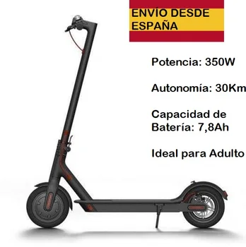 

Electrics Scooter M365 Scooter electrics adult 8,5 "power 350w autonomy 30Km(7,8Ah) color black free EXPRESS Spain