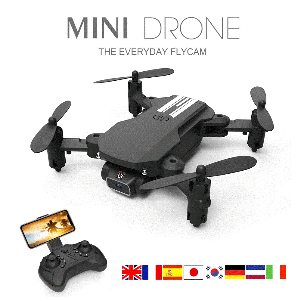 LSRC Новый Радиоуправляемый Дрон E68 Wi Fi FPV и широкоугольный с двойной камерой