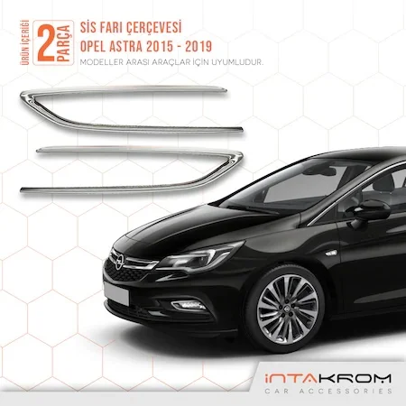 for opel astra k chrome fog light frame 2 piece 2015 and above chromium styling accessories modified stainless steel chromium styling aliexpress