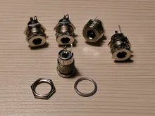 Power-Jack-Socket Connector Panel-Mount Metal Female DC-099 Ninthqua 5/10pcs