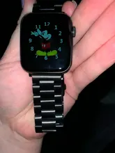 UEBN-Correa de Metal clásica de acero inoxidable para Apple watch, Series 6, 40mm, 44mm, banda para iWatch 5, 4, 3, 2, pulsera de 42mm y 38mm