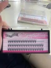 Racimo de pestañas individuales 60 uds, maquillaje profesional, pestañas postizas, extensiones de pestañas