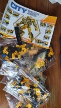 Juego de bloques de construcción de camión para niños, juguete educativo de camión, Robot de ladrillos, Mini vehículo de ingeniería, 576 Uds.