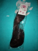 MANWEI-extensiones de cabello sintético para mujer, Clip largo y recto de una pieza, 5 Clips, pelo rubio falso, marrón y negro