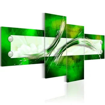 

Picture-green pattern abstract-100x45 cm