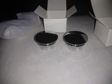 Cubierta de agujero redondo para lavabo de baño, tapa de desbordamiento de latón macizo, cromado/níquel cepillado/ORB/Oro pulido/acabado en negro mate