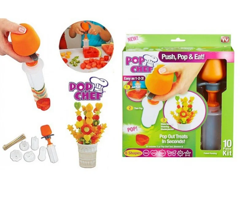 Набор для канапе Pop Chef Push Pop& Eat(Разноцветный