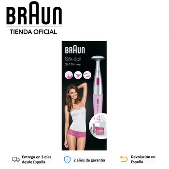 

Braun Silk-épil FG1100, female precision depilator, for Bikini/eyebrow area, high precision head, trim/Profile