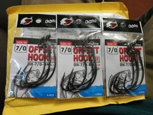 Hook Crank Jig-Head Fishing-Hooks Offset Carbon-Steel for Lead