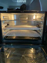 MIUI-freidora de aire eléctrica 5 en 1 para pollo, horno de MI-CYCLONE de 10L/12.7QT, deshidratador Rotisserie LED de gran capacidad，Freidora de aire