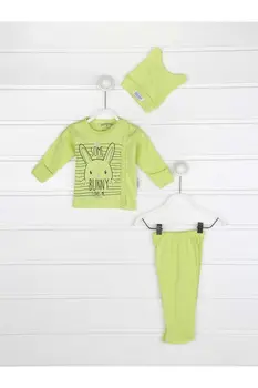 

Green Swaddle Gloved Male Baby 3 PCs The Zibin team
