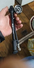 GIYO-Bomba de aire plegable GS-02D de alta presión para bicicleta, hinflador de 300 psi, con palanca, calibrador para horquilla y suspensión trasera, para bicicleta de montaña