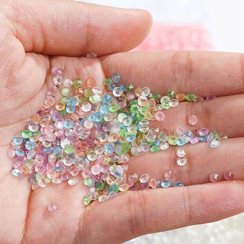 Wholesale Bulk Bag 3000PCS 4mm Resin Flat Back Rhinestone, Clear Crystal  Round Non Hotfix Flatback Resin Rhinestones for Nails, Tumblers, DIY Bling