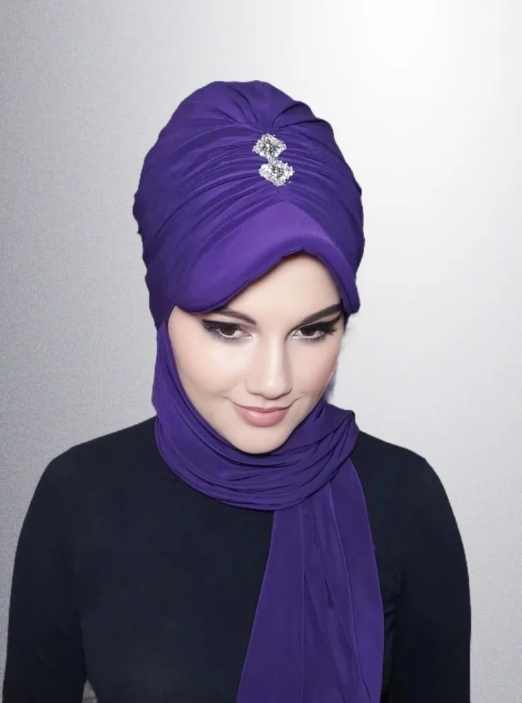 

Hijab Casual Instant Turban Lightweight Scarf Head Turbans For Women Headwear