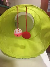 Pet-Cat-Toy Balls Tunnel-Tubes Crinkle Rabbit Play 2-Holes Puppy-Ferrets Dog Fold Collapsible