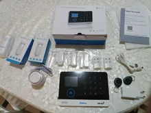 Sistema inalámbrico de alarma por control remoto mediante aplicación, wifi, conmutable, EN RU ES PL DE, GSM GPRS