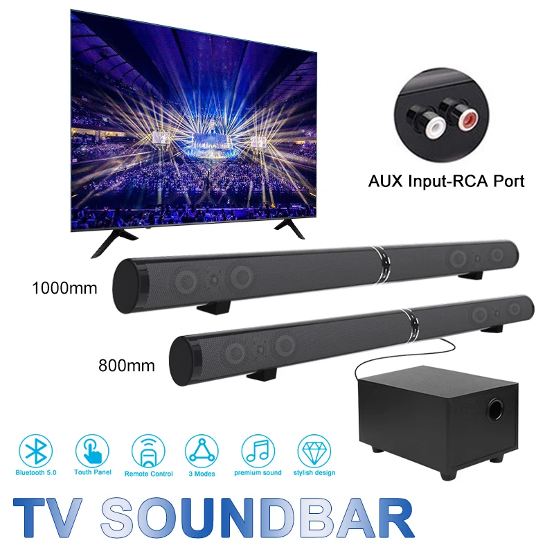 Casa Tv Soundbar Altofalante Altofalantes Com Subwoofer Destacável