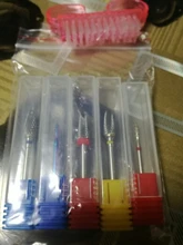 Caliente 51mm diseño 6,0 llama poco forma de uñas taladro eléctrico de Lima de uñas poco, taladro de carburo de uñas de arte herramienta 3 tamaño