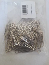 Eyector de Metal duradero, juego de pines, bandeja de tarjeta Sim para teléfono, herramienta de extracción de Pin de expulsión, herramientas manuales de reparación para computadora portátil, 100 Uds.