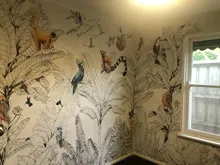 Wallpaper Living-Room Background-Wall 3D Custom And Mural Plants Tropical-Rainforest