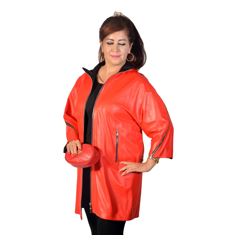 Zoramotti,Leather Jacket,Genuine Leather,Lambskin,Classic,quality,Natural Leather,Keeps,Warm