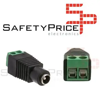 

2x DC female Jack adapter 5,5x2,1 aereo power strip led strip CCTV