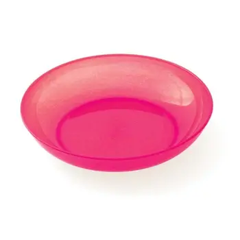 

PLASTOREX Microwave Dish Polypropylene 18.5 cm Translucent Grenadine Red