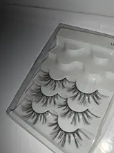 Pestañas postizas de pelo de visón falso, pestañas delgadas naturales hechas a mano, extensión de pestañas cruzadas sin crueldad, maquillaje de ojos grandes, 2-5 pares