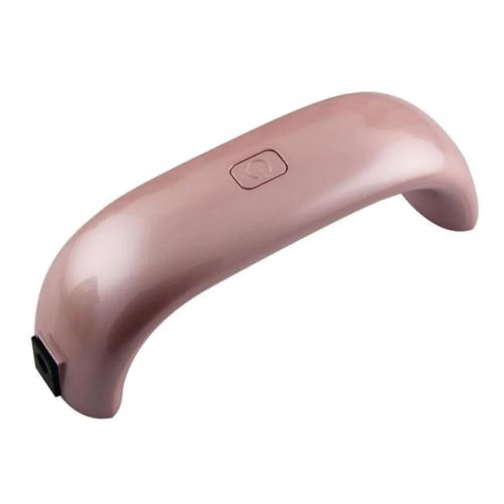1 шт., лучшая Сушилка для ногтей, лампа для отверждения, креативный Мини Портативный 9 Вт светодиодный CCFL УФ-Гель-лак для ногтей - Цвет: Pink Gold