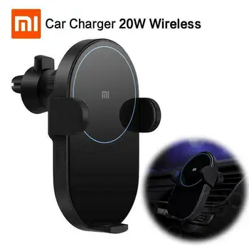 

[SQUARE] Xiaomi 20 W wireless charger Car Max electrics Auto Whit 2.5D crystal ring de lit IOS ANDROID