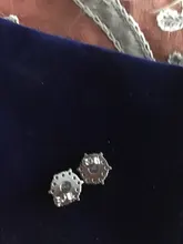 S925 de Color plata Simple ronda Bling CZ piedra de circón pendientes joyería de moda coreana pendientes para las mujeres chica