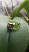 17KM-anillo acrílico de resina transparente para mujer, creativo coreano cuadrado geométrico redondo Irregular, joyería