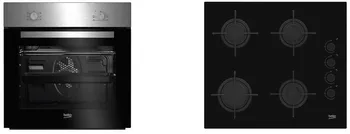 

BEKO SET BSE21031CXD FURNACE + GAS PLATE INOX TO