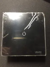 Touch-Switch Led-Panel Glass Interruttore Wall Power Black Ubaro Eu White 1/2/3-gang