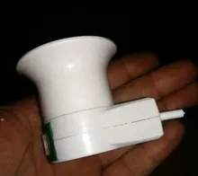 Converter-On/Off Bulb-Lamp Eu-Plug-Holder-Adapter Led-Light-Socket White To E27 for 1PC