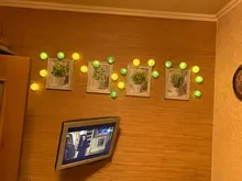 Led-String Chain Ball-Light Garland Party-Decoration Patio Wedding Christmas Halloween