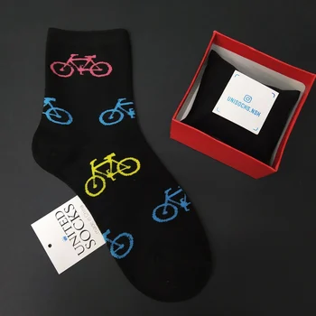 

Socks with bicycles, medium Shin (black)
