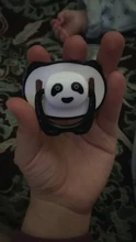 Chupete Dummy de Panda para pezón de bebé, chupete de silicona de grado alimenticio de PP, pezones de ortodoncia para niño pequeño con anillo, mordedor para bebé