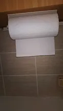 Stainless Steel Paper Towel Holder Punch-Free Towel Rack Wall Mounted Roll Paper Stand