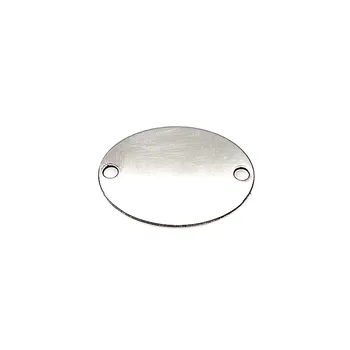 

Pendant 925 sterling silver m 21mm. Disc two drills Oval [AA8277GR] -Customizable-RECORDING INCLUDED IN THE PRICE