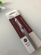 1pc pinzas de uñas artísticas de acero inoxidable acción cruzada pinzas multifuncional en forma de Clip de manicura curva alicate para uñas herramientas