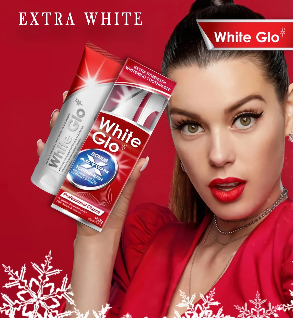 White Glo Professional Choice Dentifricio Sbiancante Extra Forte 150 Gr-Regalo Spazzolino Da Denti